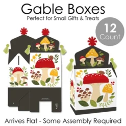 Big Dot Of Happiness Wild Mushrooms - Treat Box Party Favors - Red Toadstool Party Goodie Gable Boxes - Set Of 12 -Party Planers Store GUEST 2d54dddf 5db9 47fb 8880 528c4c973e2c