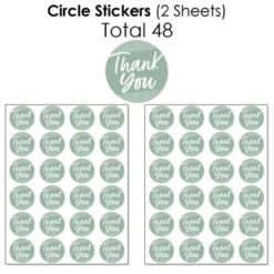 Big Dot Of Happiness Sage Green Elegantly Simple - Guest Party Favors Candy Favor Sticker Kit - 304 Pieces -Party Planers Store GUEST 2df2d96d 3e01 415a 9b1b 993b1fc6d5cd