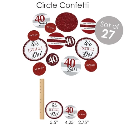 Big Dot Of Happiness We Still Do - 40th Wedding Anniversary - Anniversary Party Supplies - Banner Decoration Kit - Fundle Bundle 7 Big Dot Of Happiness We Still Do - 40th Wedding Anniversary - Anniversary Party Supplies - Banner Decoration Kit - Fundle Bundle - Image 5