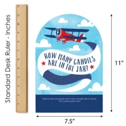 Big Dot Of Happiness Taking Flight - Airplane - How Many Candies Vintage Plane Baby Shower Or Birthday Party Candy Guessing Game -Party Planers Store GUEST 2f0095fd f365 4c5d 8ab1 96fe96cb456d