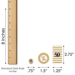 Big Dot Of Happiness We Still Do - 50th Wedding Anniversary - Anniversary Party Candy Favor Sticker Kit - 304 Pieces -Party Planers Store GUEST 2fdcc981 db0c 47a5 b098 e3c2f1f60508