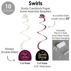 Big Dot Of Happiness Elegant Thankful For Friends - Friendsgiving Thanksgiving Party Supplies Decoration Kit - Decor Galore Party Pack - 51 Pieces -Party Planers Store GUEST 3067a9d7 7c3f 484d 9978 a4a87ebede5c