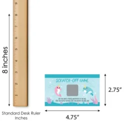 Big Dot Of Happiness Narwhal Girl - Under The Sea Baby Shower Or Birthday Party Game Scratch Off Cards - 22 Count 9 Big Dot Of Happiness Narwhal Girl - Under The Sea Baby Shower Or Birthday Party Game Scratch Off Cards - 22 Count -Party Planers Store GUEST 30ad1b6c a793 4029 b7f8 eb431528e31b