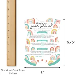 Big Dot Of Happiness Hello Rainbow - 2-in-1 Boho Baby Shower Cards - Activity Duo Games - Set Of 20 -Party Planers Store GUEST 30b24aa1 cb6f 498e 9b7c 681e06a56a22