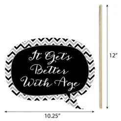 Big Dot Of Happiness Wedding Anniversary - Photo Booth Props Kit - 20 Count -Party Planers Store GUEST 319b8801 de43 4ef2 ab9d d4abd91c040d