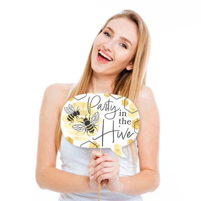 Big Dot Of Happiness Funny Little Bumblebee - Bee Baby Shower Or Birthday Party Photo Booth Props Kit - 10 Piece 3 Big Dot Of Happiness Funny Little Bumblebee - Bee Baby Shower Or Birthday Party Photo Booth Props Kit - 10 Piece