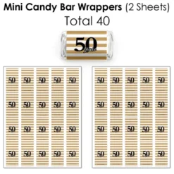 Big Dot Of Happiness We Still Do - 50th Wedding Anniversary - Anniversary Party Candy Favor Sticker Kit - 304 Pieces -Party Planers Store GUEST 32d3972c 19d5 49a2 8e93 942ca09bcbad