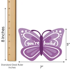 Big Dot Of Happiness Beautiful Butterfly - Shaped Fill-In Invitations Floral Baby Shower Or Birthday Party Invitation Cards With Envelopes - Set Of 12 -Party Planers Store GUEST 3328be90 d03a 4f02 a2e8 cfa2f10ce66e