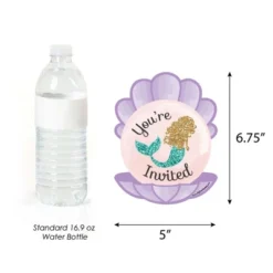 Big Dot Of Happiness Let's Be Mermaids - Shaped Fill-in Invitations - Baby Shower Or Birthday Party Invitation Cards With Envelopes - Set Of 12 -Party Planers Store GUEST 3351fed8 45e7 4942 8ac6 f729a0c363b2