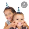 Big Dot Of Happiness Boy Special Delivery - Mini Cone Blue It's A Boy Stork Baby Shower Hats - Small Little Party Hats - Set Of 8
