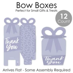 Big Dot Of Happiness Purple Elegantly Simple - Square Favor Gift Boxes - Guest Party Favors Bow Boxes - Set Of 12 -Party Planers Store GUEST 33d9f946 275e 4adc 8111 368eecf0b6a9