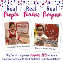 Big Dot Of Happiness Happy Heartiversary - Hearts Decorations DIY CHD Awareness Essentials - Set Of 20 9 Big Dot Of Happiness Happy Heartiversary - Hearts Decorations DIY CHD Awareness Essentials - Set Of 20 -Party Planers Store GUEST 33e4731b 2639 446a a7e3 0481f0a20c7f 1
