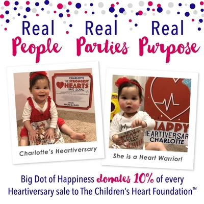 Big Dot Of Happiness Happy Heartiversary - Hearts Decorations DIY CHD Awareness Essentials - Set Of 20 5 Big Dot Of Happiness Happy Heartiversary - Hearts Decorations DIY CHD Awareness Essentials - Set Of 20 - Image 3