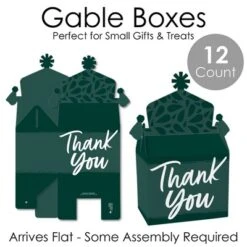 Big Dot Of Happiness Emerald Elegantly Simple - Treat Box Party Favors - Guest Party Favors Goodie Gable Boxes - Set Of 12 -Party Planers Store GUEST 33e59a16 5566 4218 b044 44d947acf8c0
