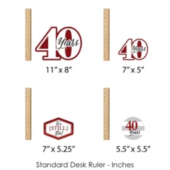 Big Dot Of Happiness We Still Do - 40th Wedding Anniversary - Anniversary Party Centerpiece Sticks - Showstopper Table Toppers - 35 Pieces -Party Planers Store GUEST 3441a149 ec3e 411a b01c ae933b62578f