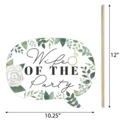 Big Dot Of Happiness Funny Boho Botanical Bride - Greenery Bridal Shower And Wedding Party Photo Booth Props Kit - 10 Piece -Party Planers Store GUEST 34a53220 20b6 4fea b4d8 0e394f9a1bf2