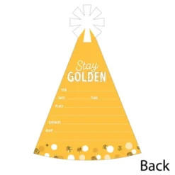 Big Dot Of Happiness Golden Birthday - Shaped Fill-In Invitations - Happy Birthday Party Invitation Cards With Envelopes - Set Of 12 -Party Planers Store GUEST 34f7d21b bfc8 4d90 9d9f d59415ae718c
