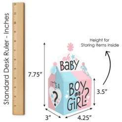 Big Dot Of Happiness Baby Gender Reveal - Treat Box Party Favors - Team Boy Or Girl Party Goodie Gable Boxes - Set Of 12 -Party Planers Store GUEST 3585adcb 68a7 4eb2 8769 11d3815f85a3