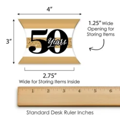 Big Dot Of Happiness We Still Do - 50th Wedding Anniversary - Favor Gift Boxes - Anniversary Party Petite Pillow Boxes - Set Of 20 -Party Planers Store GUEST 35d787dc c630 4b08 813c 771ea10b2d44