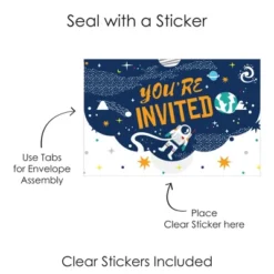 Big Dot Of Happiness Blast Off To Outer Space - Fill-In Cards - Rocket Ship Baby Shower Or Birthday Party Fold And Send Invitations - Set Of 8 11 Big Dot Of Happiness Blast Off To Outer Space - Fill-In Cards - Rocket Ship Baby Shower Or Birthday Party Fold And Send Invitations - Set Of 8 -Party Planers Store GUEST 36508365 ea3b 4937 8763 064f75e584df