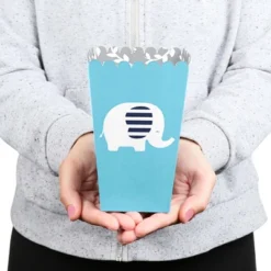 Big Dot Of Happiness Blue Elephant - Boy Baby Shower Or Birthday Party Favor Popcorn Treat Boxes - Set Of 12 -Party Planers Store GUEST 37de3973 2c16 409a a5ed 230f35fabe71