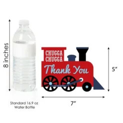 Big Dot Of Happiness Railroad Party Crossing - Shaped Thank You Cards - Steam Train Party Thank You Note Cards With Envelopes - Set Of 12 -Party Planers Store GUEST 38844201 2a9f 4886 9198 78e728722936