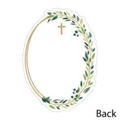 Big Dot Of Happiness Elegant Cross - Shaped Thank You Cards - Religious Party Thank You Note Cards With Envelopes - Set Of 12 -Party Planers Store GUEST 38bd7cc0 fc5e 4c39 b005 fb1ea11b1cd3