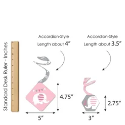 Big Dot Of Happiness Pink Elephant - Girl Baby Shower Or Birthday Party Hanging Decor - Party Decoration Swirls - Set Of 40 -Party Planers Store GUEST 38ca6e2f bd6c 436f 96b9 b0c11137e871