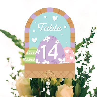 Big Dot Of Happiness Spring Easter Bunny - Happy Easter Party Double-Sided 5 X 7 Inches Cards - Table Numbers - 1-20 5 Big Dot Of Happiness Spring Easter Bunny - Happy Easter Party Double-Sided 5 X 7 Inches Cards - Table Numbers - 1-20 - Image 3