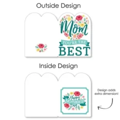 Big Dot Of Happiness Colorful Floral Happy Mother's Day - We Love Mom Giant Greeting Card - Big Shaped Jumborific Card -Party Planers Store GUEST 39966756 3a2d 4b6c a4d8 e9189c02aa8e