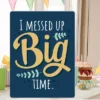 Big Dot Of Happiness I Messed Up Big Time - I'm Sorry Apology Giant Greeting Card - Big Shaped Jumborific Card - 16.5 X 22 Inches -Party Planers Store GUEST 39ad3cdb 10a8 4658 8466 cbc222aab372