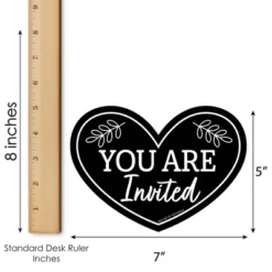 Big Dot Of Happiness Mr. And Mrs. - Shaped Fill-In Invitations - Black And White Wedding Or Bridal Shower Invitation Cards With Envelopes - Set Of 12 10 Big Dot Of Happiness Mr. And Mrs. - Shaped Fill-In Invitations - Black And White Wedding Or Bridal Shower Invitation Cards With Envelopes - Set Of 12 -Party Planers Store GUEST 3a1a9042 e3fd 46cd a500 cebcbca743a1