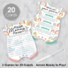 Big Dot Of Happiness Hello Rainbow - 2-in-1 Boho Baby Shower Cards - Activity Duo Games - Set Of 20 -Party Planers Store GUEST 3a6ecc36 3e43 485f 883c aa9c2eec4d2e