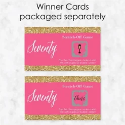 Big Dot Of Happiness Chic 70th Birthday - Pink And Gold - Birthday Party Game Scratch Off Cards - 22 Count 7 Big Dot Of Happiness Chic 70th Birthday - Pink And Gold - Birthday Party Game Scratch Off Cards - 22 Count -Party Planers Store GUEST 3ace162a bb3d 49d2 863b bbee6665da8e