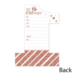 Big Dot Of Happiness 1st Birthday Little Miss Onederful - Shaped Fill-In Invites - First Birthday Party Invitation Cards With Envelopes - Set Of 12 9 Big Dot Of Happiness 1st Birthday Little Miss Onederful - Shaped Fill-In Invites - First Birthday Party Invitation Cards With Envelopes - Set Of 12 -Party Planers Store GUEST 3b23302a 0249 4b75 b57f 21cd3202ca15