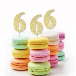 Big Dot Of Happiness Gold Glitter 6 - No-Mess Real Gold Glitter Cut-Out Numbers - 6th Birthday Party Confetti - Set Of 24 -Party Planers Store GUEST 3b3e64a7 847f 4bce 84bb 8a78d1f856ee