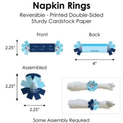 Big Dot Of Happiness Shark Zone - Jawsome Shark Party Or Birthday Party Paper Charger & Table Decorations Chargerific Kit For 8 -Party Planers Store GUEST 3b4f8aa4 7b7e 48e0 a751 e221815cb4ea