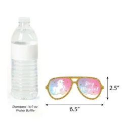 Big Dot Of Happiness Rainbow Unicorn Glasses & Masks - Paper Card Stock Magical Unicorn Baby Shower Or Birthday Party Photo Booth Props Kit - 10 Count -Party Planers Store GUEST 3bebfa18 860c 4a85 959b 4920c94330a8