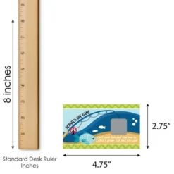 Big Dot Of Happiness Let's Go Fishing - Fish Themed Birthday Party Or Baby Shower Game Scratch Off Cards - 22 Count -Party Planers Store GUEST 3c14d49f ba8f 4e92 a5ab 4f11500c1435