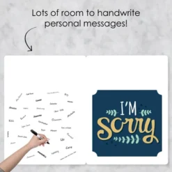Big Dot Of Happiness I Messed Up Big Time - I'm Sorry Apology Giant Greeting Card - Big Shaped Jumborific Card - 16.5 X 22 Inches -Party Planers Store GUEST 3ca49610 a07f 49c4 842d 8d13b6a4cb42