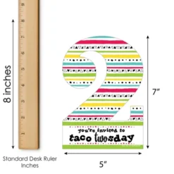 Big Dot Of Happiness Taco Twosday - Shaped Fill-in Invitations - Fiesta Second Birthday Party Invitation Cards With Envelopes - Set Of 12 -Party Planers Store GUEST 3e8b64a8 831b 4c1b a2bb a6e9d5d5e9d6