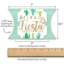 Big Dot Of Happiness Final Fiesta - Favor Gift Boxes - Last Fiesta Bachelorette Party Large Pillow Boxes - Set Of 12 -Party Planers Store GUEST 3e9ba63c 190c 4e10 9593 7a68f823815a