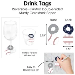 Big Dot Of Happiness Batter Up - Baseball - Baby Shower Or Birthday Party Paper Charger & Table Decorations Chargerific Kit For 8 -Party Planers Store GUEST 3eb92bdf d9d3 4fb1 9d44 bc743e6129b1