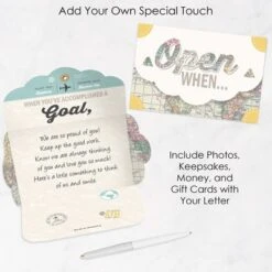 Big Dot Of Happiness World Awaits - Going Away Cards Gift Box Kit - Open When Letters - Set Of 8 -Party Planers Store GUEST 3f6fbb03 84da 4b09 b194 176394273040