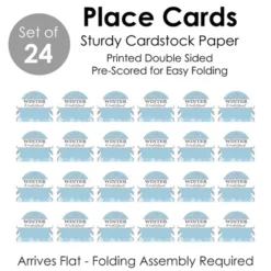 Big Dot Of Happiness Winter Wonderland - Snowflake Holiday Party And Winter Wedding Tent Buffet Card - Table Setting Name Place Cards - Set Of 24 11 Big Dot Of Happiness Winter Wonderland - Snowflake Holiday Party And Winter Wedding Tent Buffet Card - Table Setting Name Place Cards - Set Of 24 -Party Planers Store GUEST 3f87c524 644b 4f69 999b 64c26a0950ae