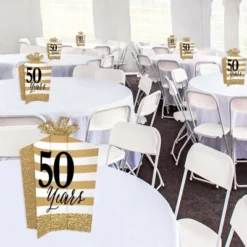 Big Dot Of Happiness We Still Do - 50th Wedding Anniversary - Table Decorations - Anniversary Party Fold And Flare Centerpieces - 10 Count -Party Planers Store GUEST 3f8b06e8 9c84 4f09 a14c 6f2477d8db44