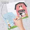 Big Dot Of Happiness Girl Farm Animals - Shaped Thank You Cards Pink Barnyard Baby Shower Or Birthday Party Thank You Note Cards With Envelopes 12 Ct -Party Planers Store GUEST 405931b5 babd 4320 9f12 d758150bb1ef