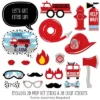 Big Dot Of Happiness Fired Up Fire Truck - Firefighter Firetruck Baby Shower Or Birthday Party Photo Booth Props Kit - 20 Count -Party Planers Store GUEST 40b8de98 21ef 496a 87d4 7f626e568b53