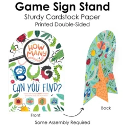 Big Dot Of Happiness Buggin' Out - Bugs Birthday Party Scavenger Hunt - 1 Stand And 48 Game Pieces - Hide And Find Game -Party Planers Store GUEST 40bac830 95f6 4921 9b1b 9bdf1a8a826e