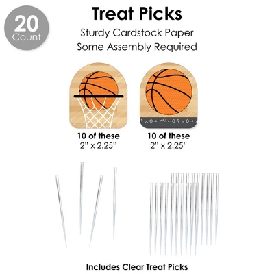 Big Dot Of Happiness Nothin’ But Net - Basketball - Baby Shower Or Birthday Party Favors And Cupcake Kit - Fabulous Favor Party Pack - 100 Pieces 6 Big Dot Of Happiness Nothin’ But Net - Basketball - Baby Shower Or Birthday Party Favors And Cupcake Kit - Fabulous Favor Party Pack - 100 Pieces - Image 4